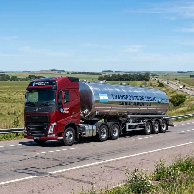 Cisterna de Acero Inoxidable para transporte de leche